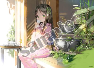 【Anmi】キャンバスアート・緑茶