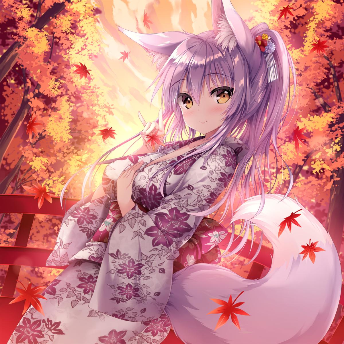 きり桜と秋色の庭造