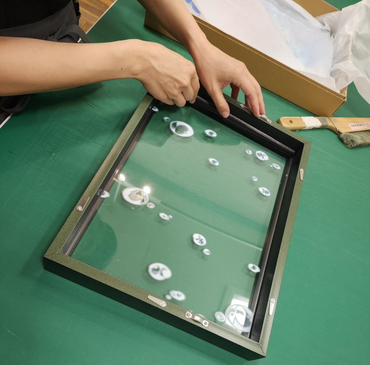 □　GL-ZONE 22/02b　アクリル肉筆画　スーパークリアー　サイン入　□ カントク】直筆サイン入り立体多層アクリルアート | アールジュネス