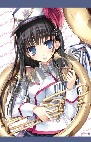 【karory】B2タペストリー・楽器少女