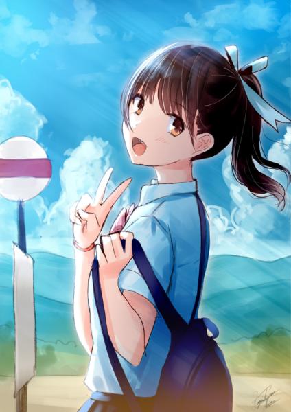 【僕と君と架空世界と/和遥キナ】青春女子高生　放課後