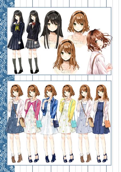 【僕と君と架空世界と/和遥キナ】Character Design Collection