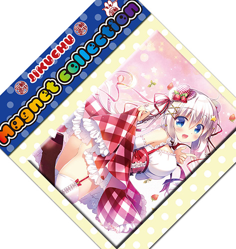 【笹井さじ】アクリルマグネット・ももちゃんといちごタイム