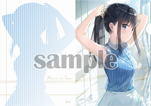 【ふーみ】クリアファイル・ポニーテール