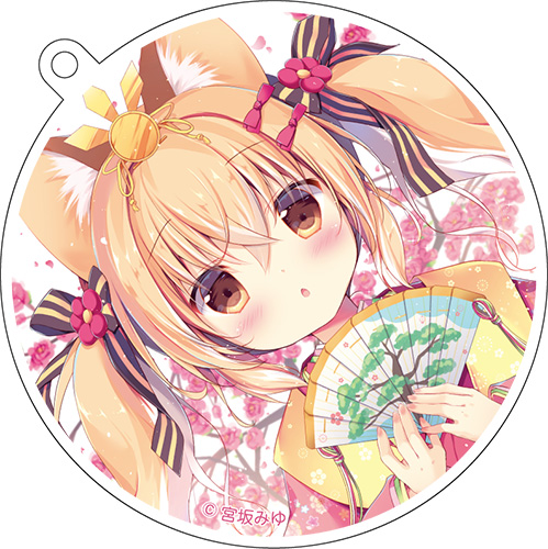 【宮坂みゆ】アクリルキーホルダー・春爛漫なひな祭り