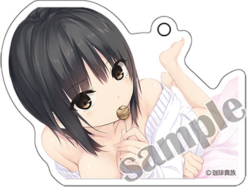 【珈琲貴族】アクリルキーホルダー・寝そべり青山さん