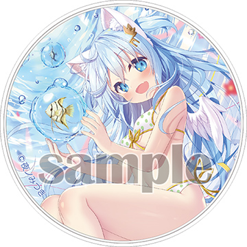 【夜ノみつき】ワイヤレス置くだけ充電器・ミント☆サマー