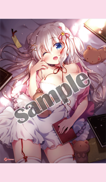 【笹井さじ】B2タペストリー・花舞うお昼寝