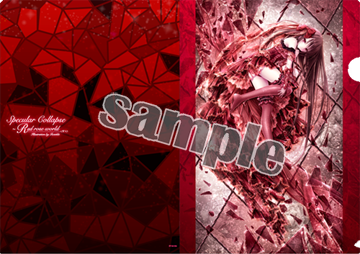 【てぃんくる】クリアファイル・RED ROSE WORLD-SPECULAR COLLAPSE