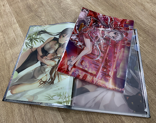 【カントク】クリアファイル収納ホルダー・くるみランジェリー