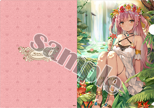 【ももこ】クリアファイル・森の木陰と少女