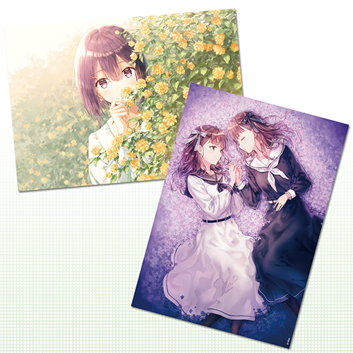 【Hiten】A3静電気吸着ポスター・山吹色の想い