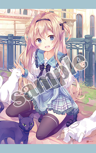 【きのこむし】B2タペストリー・ねこあつめ