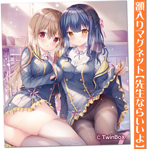 【TwinBox】額入りマグネット・先生ならいいよ