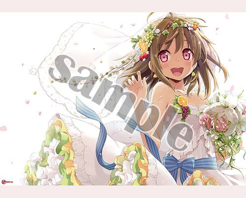 【えれっと】B2タペストリー・WHITE SMILE