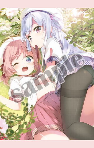 カカオ・ランタン】冷感ブランケット・後ろからも透け透け