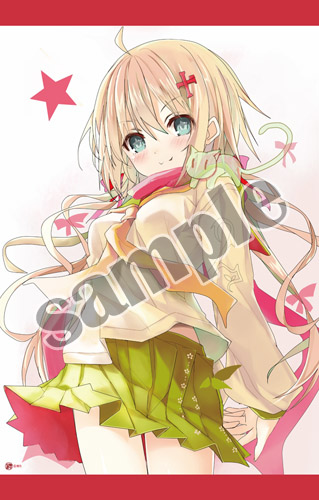 【茨乃】B2タペストリー・スーパーでマフラーな少女