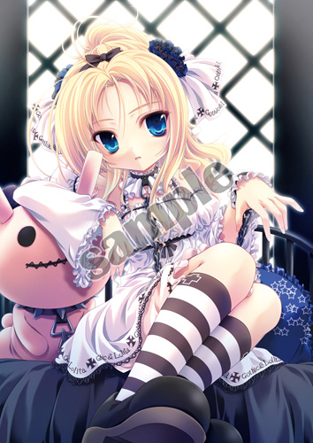 みやま零 直筆サイン 額装付きアクリルアート ゴスロリ娘 アールジュネス 軸中心派 E 2 えつ