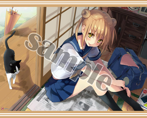 【えれっと】B2タペストリー・雨の艶