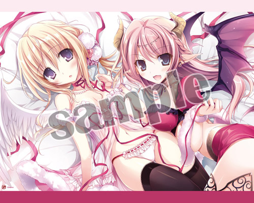 【karory】B2タペストリー・天使と悪魔