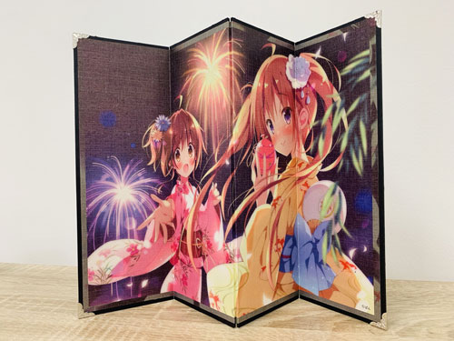 【ぱん】屏風・君と夏祭り