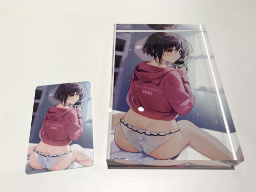 【すいみゃ】アクリルオーナメント・あ、起きた?(描き下ろし)