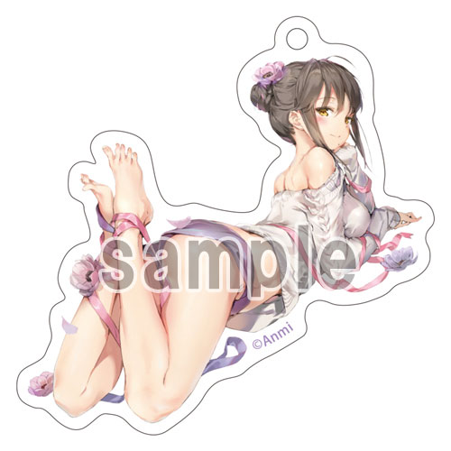 【Anmi】アクリルキーホルダー・アネモネ