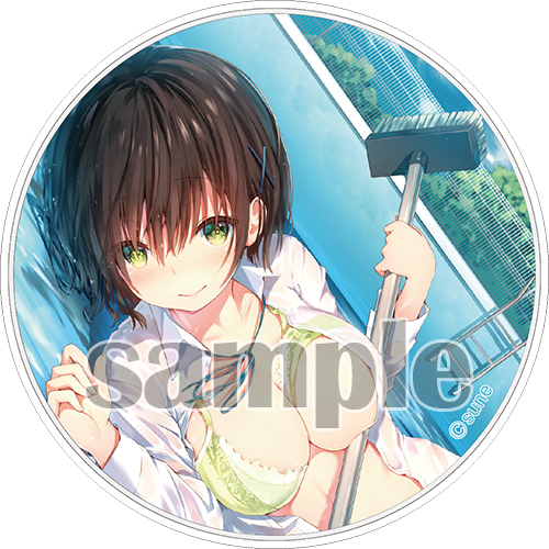 【sune】ワイヤレス置くだけ充電器・夏の始まりを君と