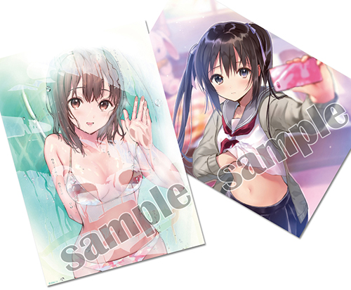 【はねこと】A3吸着シート・お兄ちゃんに写メを送る妹/今そっちに行くね