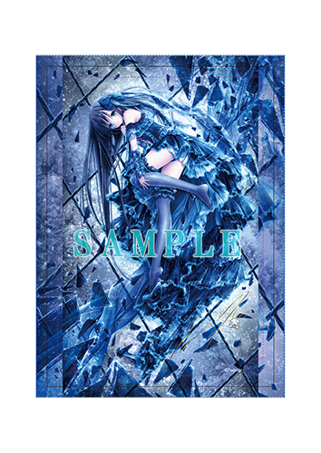 【てぃんくる】A4箔押しアクリルパネル・SpecularCollapse~Blue roseworld