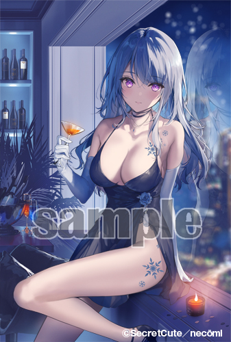 【necomi】アクリルオーナメント・真冬の駆け引き