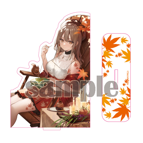 【necomi】アクリルフィギュア・針で彩る小さな秋