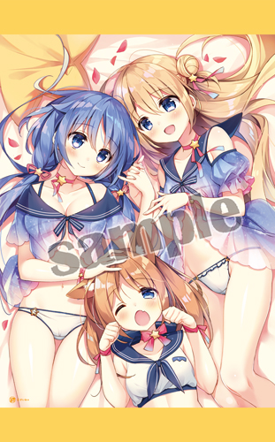 【すいみゃ】WSB1タペストリー・ふたごとわんこ