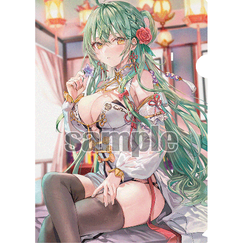 【ももこ】クリアファイルセット・縁チャイナセット