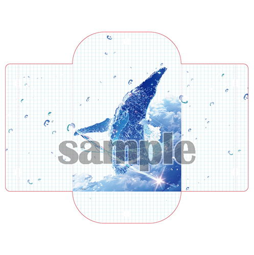 【まころん】クリアポーチ・クジラ座流星群