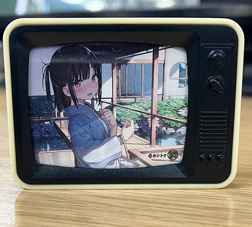 カントク】レトロTV型マグネット・旅館(しずく) | アール