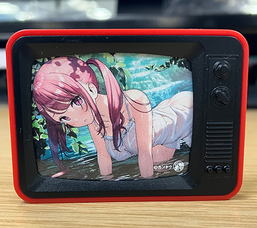 【カントク】レトロTV型マグネット・濡々(くるみ)