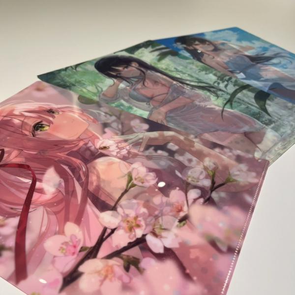【ふーみ】クリアファイルセット・絵師3人展-まなざしの記憶-