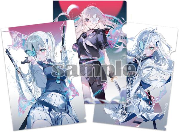 【美和野らぐ】クリアファイルセット・絵師3人展-まなざしの記憶-