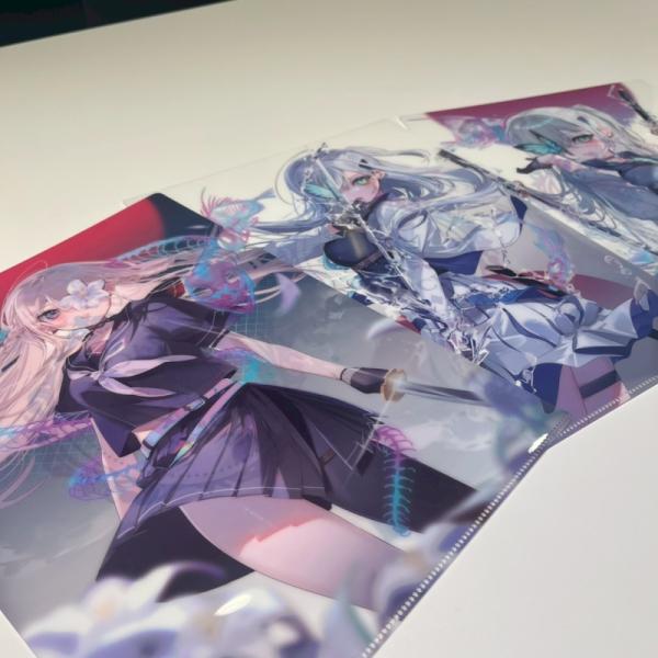 【美和野らぐ】クリアファイルセット・絵師3人展-まなざしの記憶-