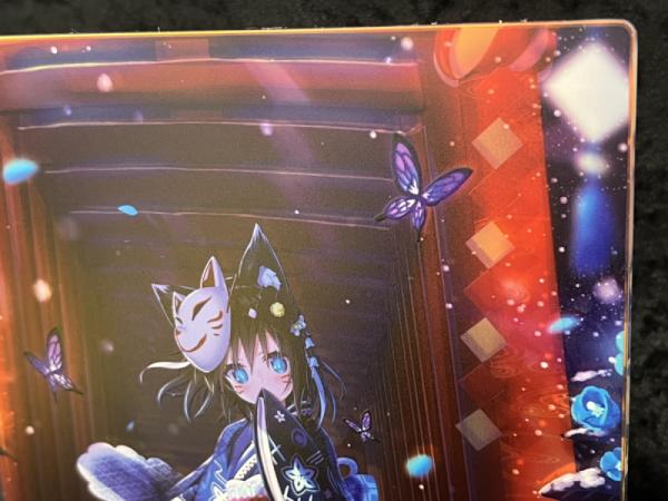 ≪予約≫【夜ノみつき】オーロラA5アクリルパネル・青紅