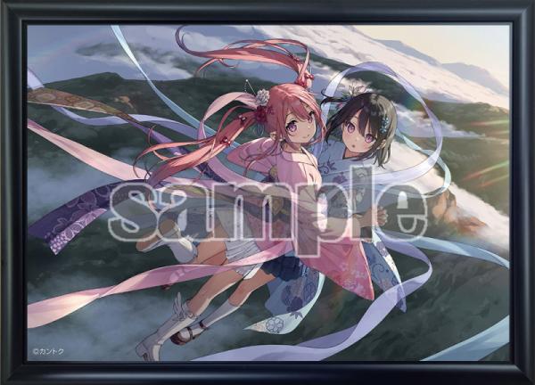 ≪予約≫【カントク】メタルアートプレート・羽衣双華