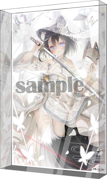 ≪予約≫【夜ノみつき】アクリルオーナメント・白妙