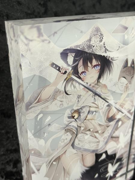 ≪予約≫【夜ノみつき】アクリルオーナメント・白妙