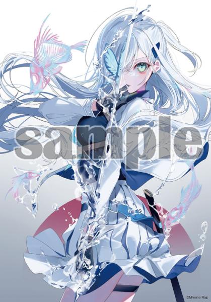 【美和野らぐ】A5アクリルパネル・水の騎士 the Jack of Diamonds・透明色彩-美和野らぐ展-