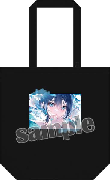 【美和野らぐ】キャンバストート・朝露・透明色彩-美和野らぐ展・