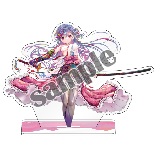 ≪予約≫【緒方てい】アクリルスタンド・百花繚乱・戦巫女【軸中心祭2025冬】
