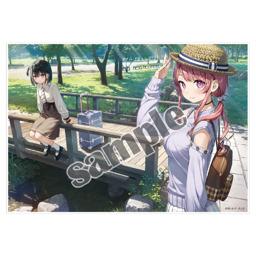 ≪予約≫【カントク】A5アクリルパネル・光の通り路-姉妹日和-【軸中心祭2025冬】