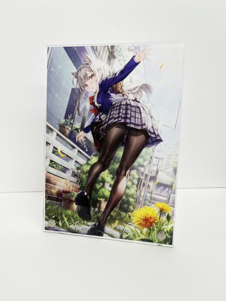 ≪予約≫【藤真拓哉】A5アクリルパネル・耳っ娘Day'sSPRING macaron【軸中心祭2025冬】