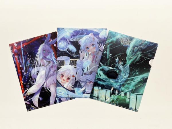 ≪予約≫【夜ノみつき】クリアファイルセット・夜ノみつきセット【軸中心祭2025冬】
